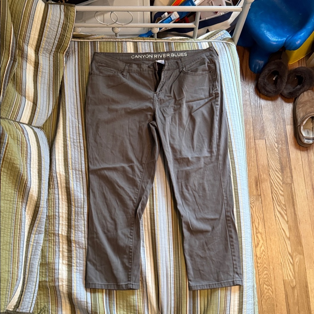 Canyon River Blues Women's Charcoal Straight Leg Pants